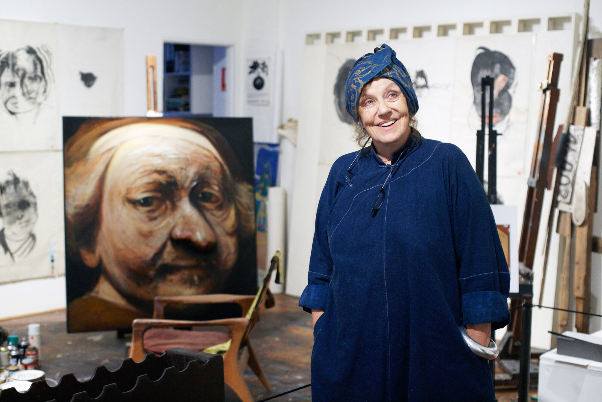 Curator and archivist Wendy Whiteley welcomes the public to her luxurious studio and home