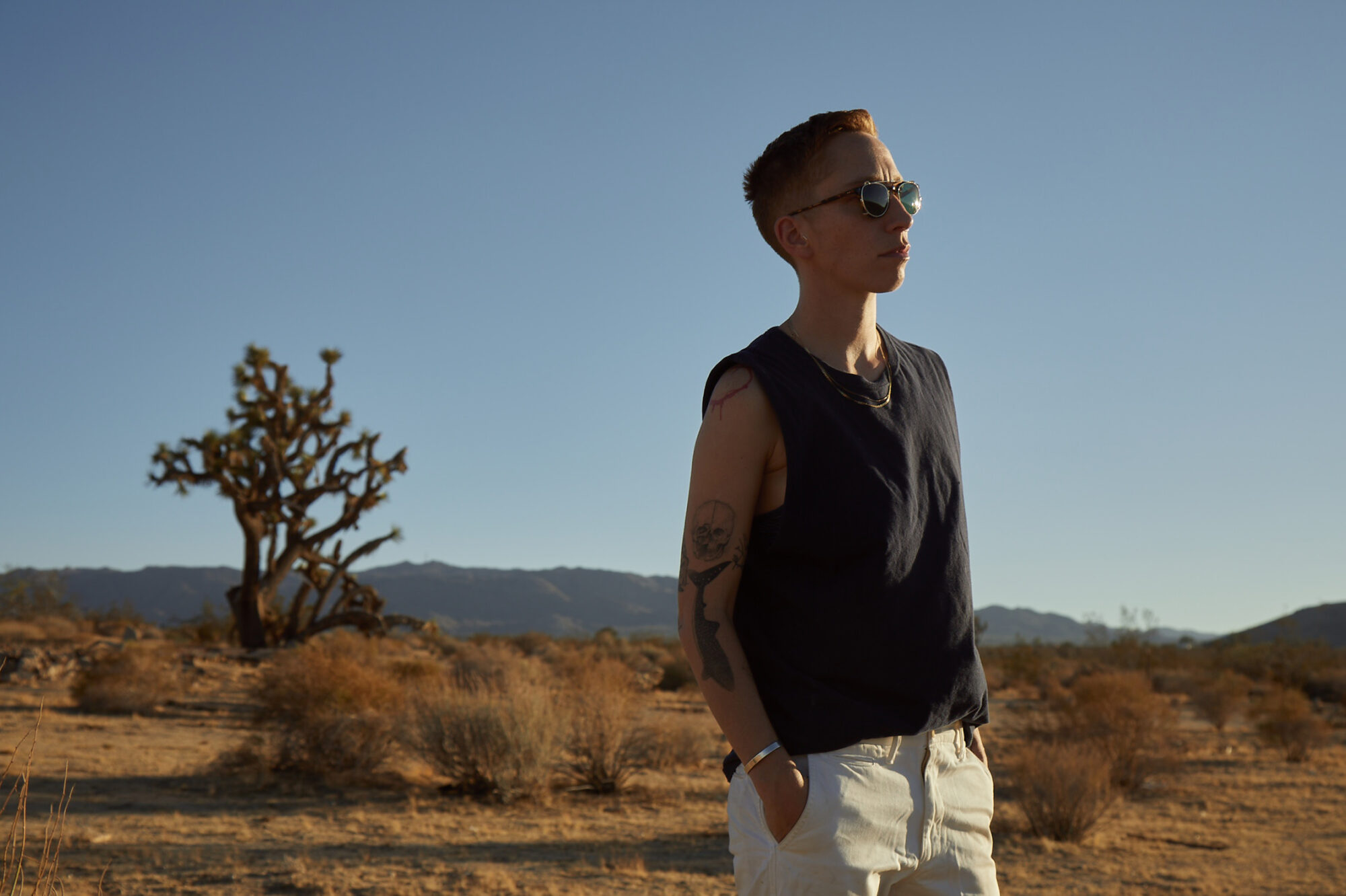 After a book tour, the desert calls. In conversation with iO Tillett Wright