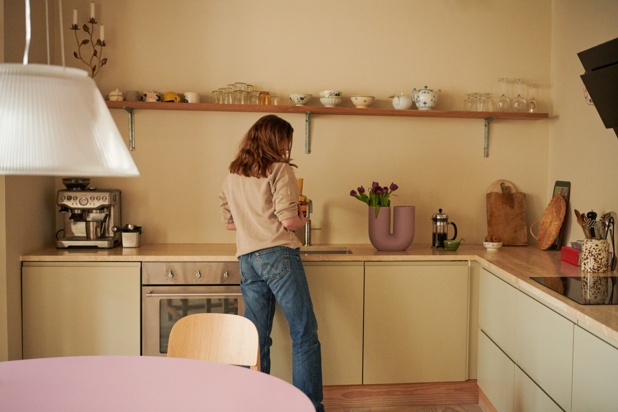 Fashion designer Katrine Binné turns a Copenhagen factory into her family home