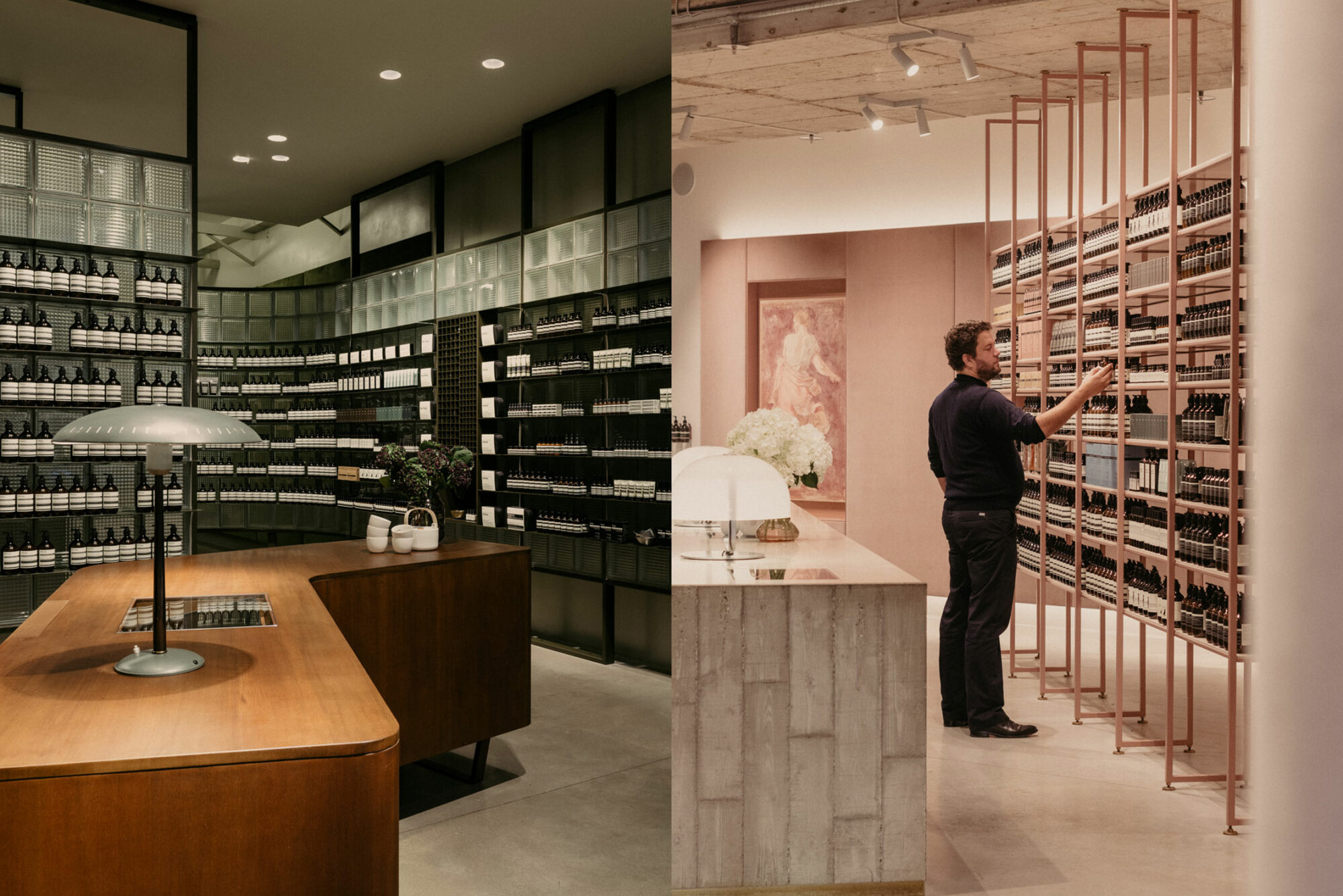 Casting the anguish and beauty of two cities with Aesop store design in Leipzig and Munich