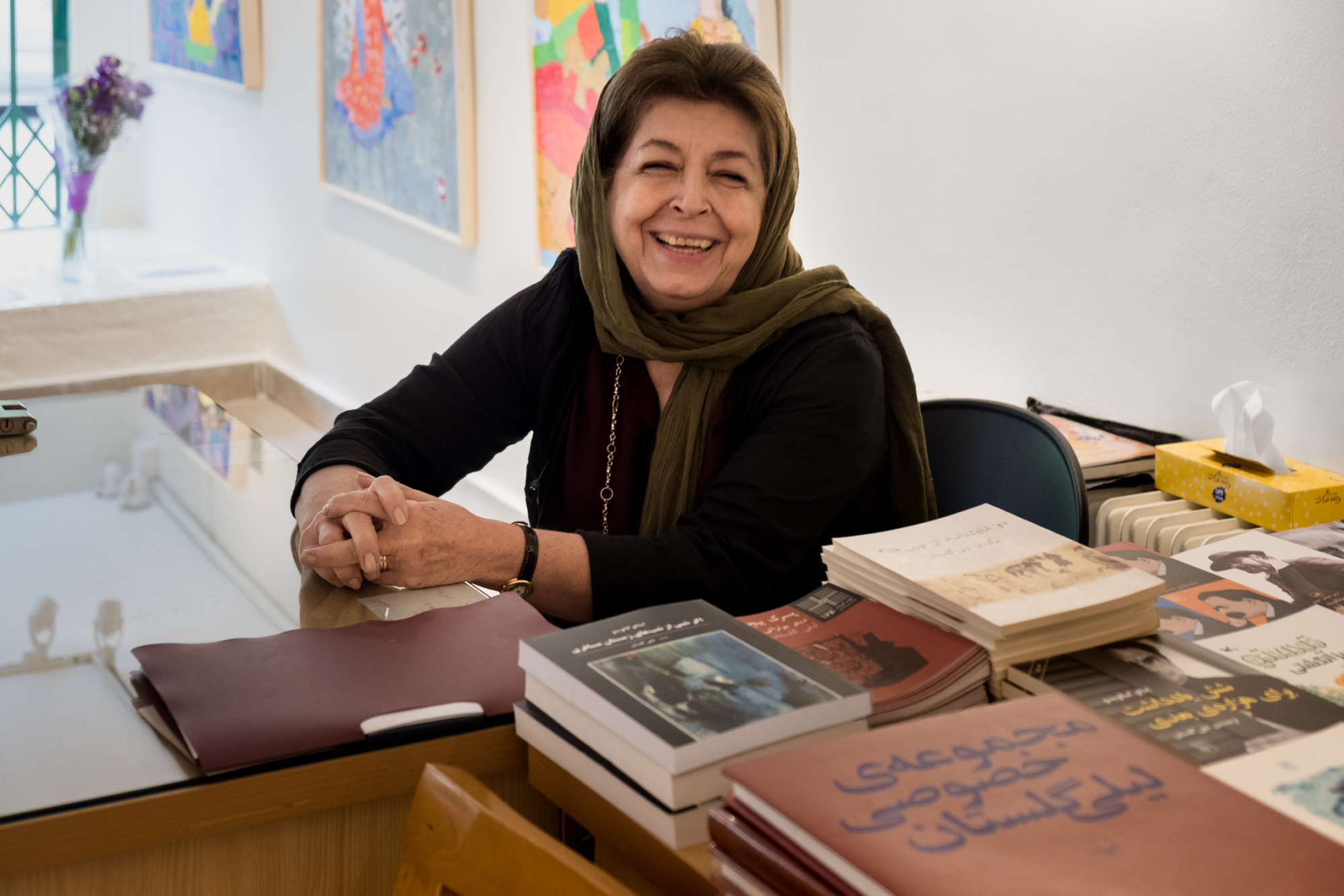 Suppression has never been a barrier for Iranian translator and gallerist Lili Golestan
